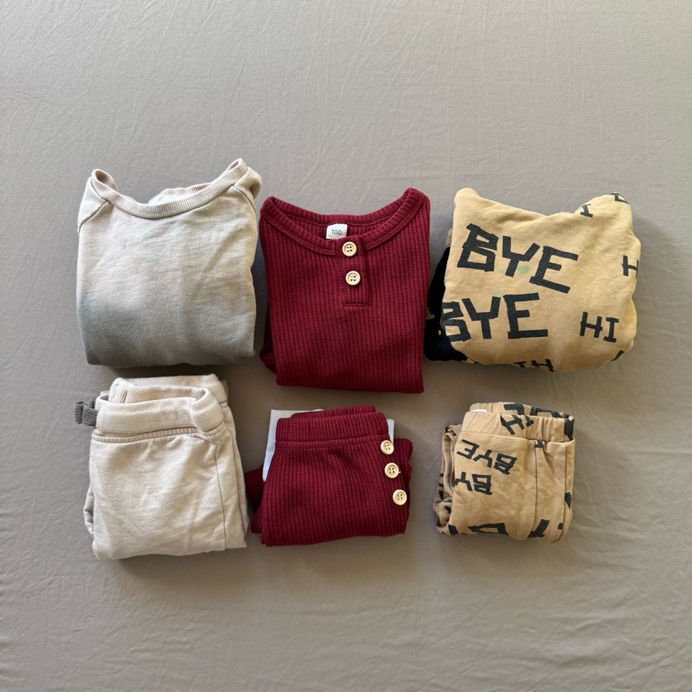 Toddler Fall Sweat Set Bundle